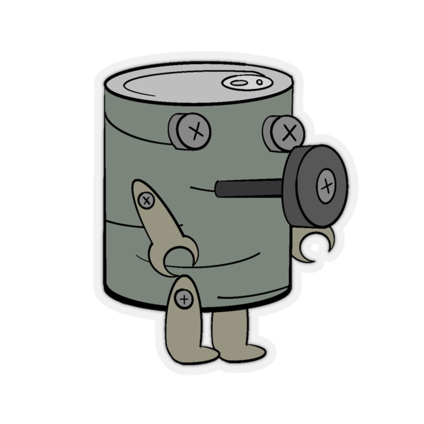 Tin Robot Sticker